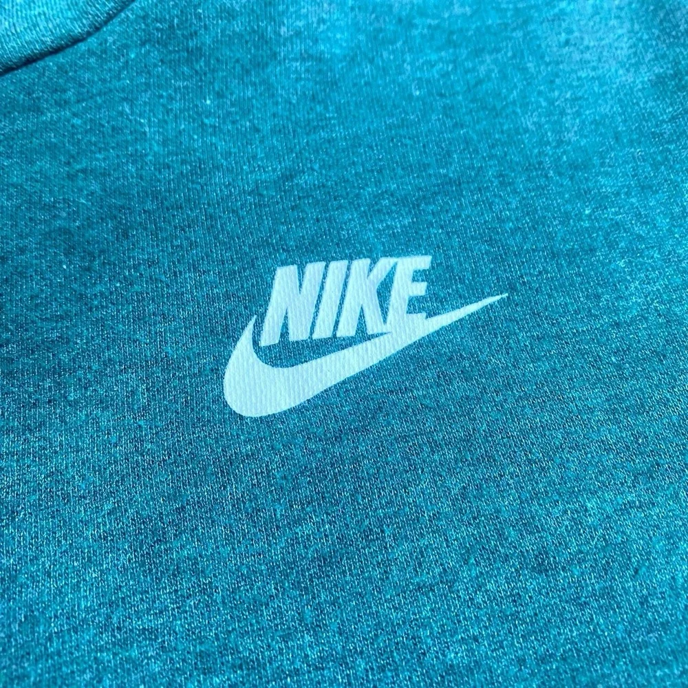 Nike‎ Essential Funnel Neck Fleece Pullover Hoodie Women MEDIUM Green Workout